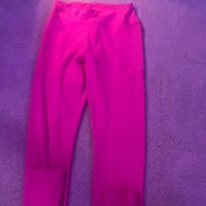 Pink leggings